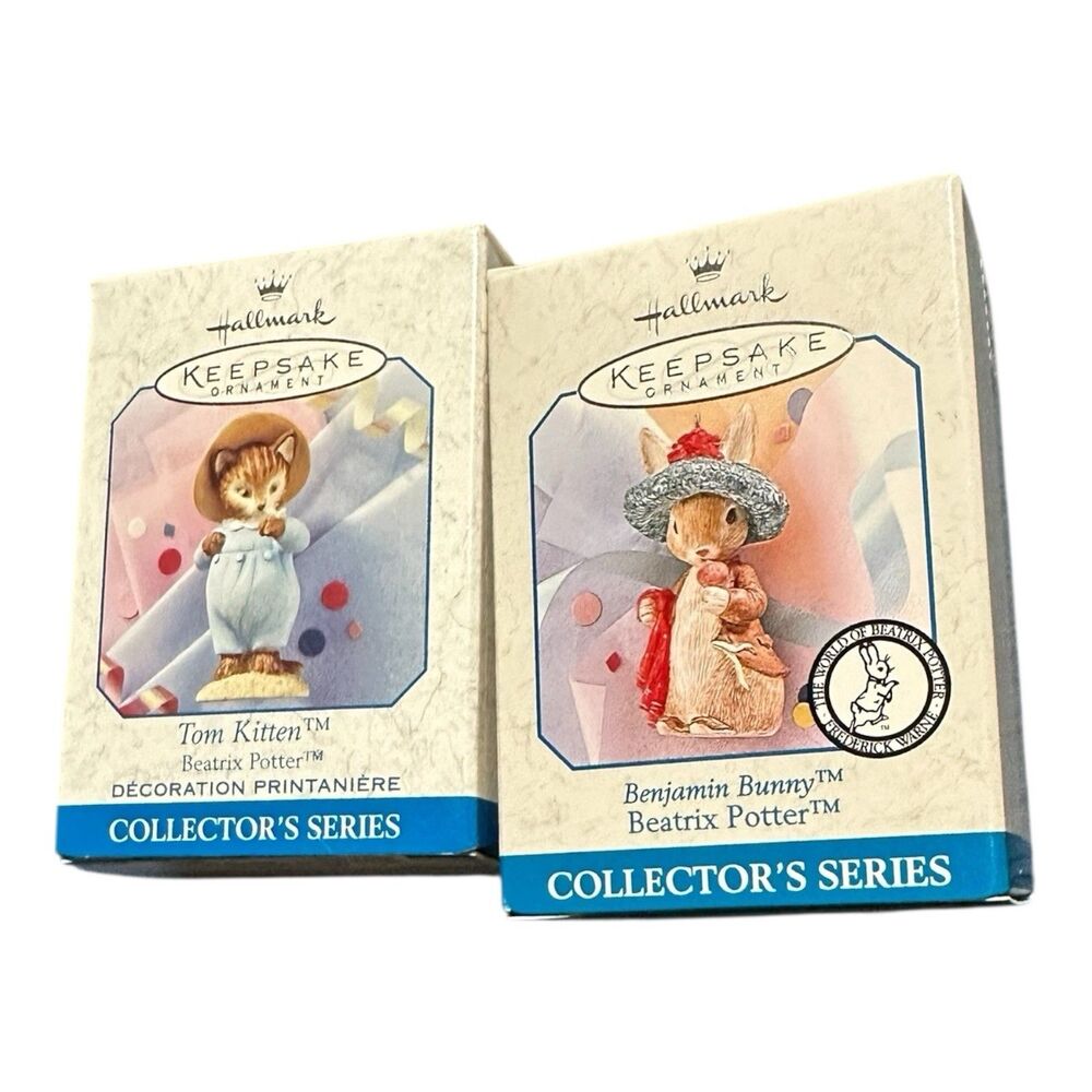 Hallmark Benjamin Bunny Beatrix Potter Collection 1998 3rd in series